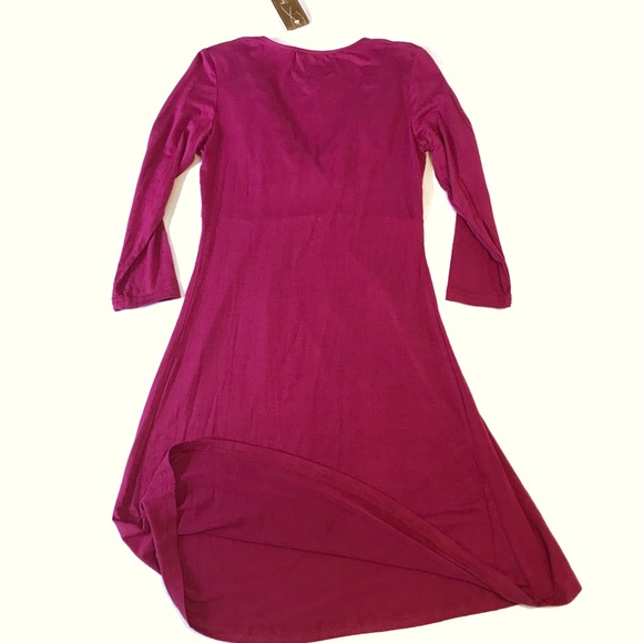 Emmelee for F.C. Fushia Ruffle Dress Sz S - Picture 4 of 14